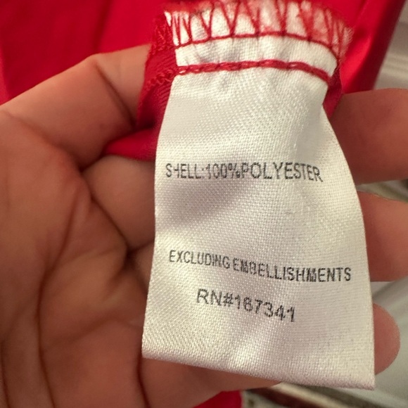 Hello Molly TREND LOVER SATIN MAXI DRESS RED Small - Picture 7 of 9